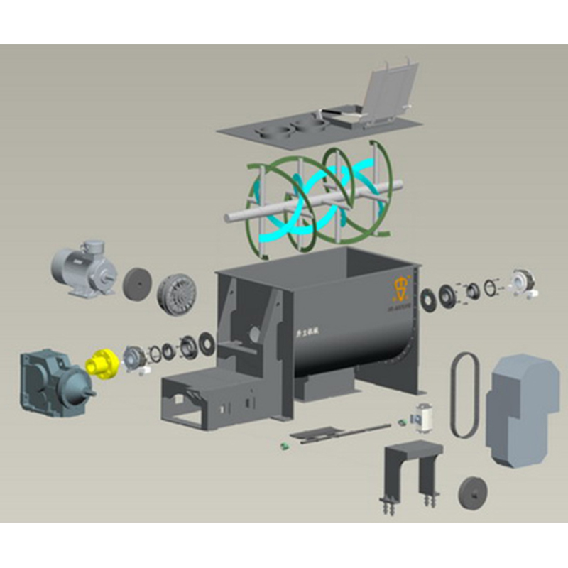 WLDH Horizontal Ribbon mezclador